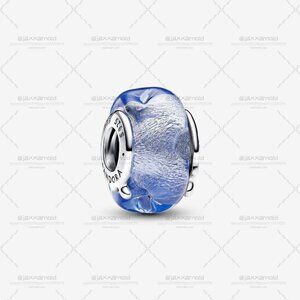 Pandora Wavy Blue Murano Glass Charm